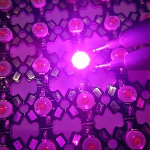 3w full spectrum LED 400nm ~840nm led chip ,45mil bridgelux 3w led diode for indoor plant grow 100pcs