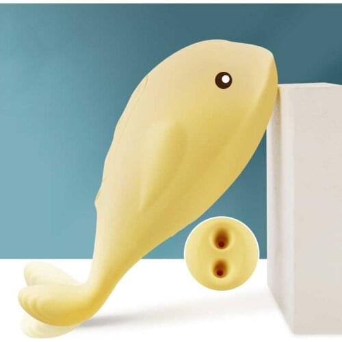 Sucking vibrator mini double mouth cartoon shape clitoris g-spot Stimulator Soft silicone nipple sucker adult sex toys for women