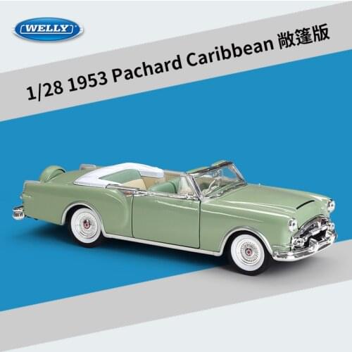 Welly Diecast 1:24 Car 1953 Packard Caribbean Classic Vintage Car Metal Model Car Alloy Toy Car For Children Gift Collection