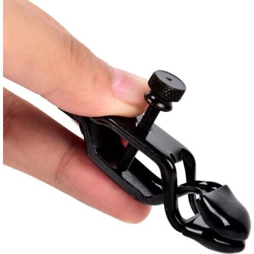 1 Pair Black Nipple Breast Clamps Clips Jewellery Bust Massager Stimulate Sex Toy Flirt Adult Products Adult Toys Sex Toys