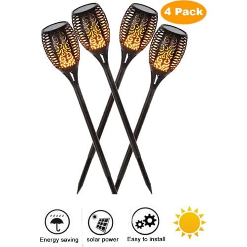 1/8 pcs Garden Light Tuinverlichting LED Light Control Solar Flame Light Outdoor Waterproof Garden Torch Lamp lanterns camp torc