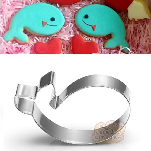 10pcs cartoon whale Cookie cutters fruits vegetables die cut metal mold fondant sugar craft bakery and pastry tools reposteria