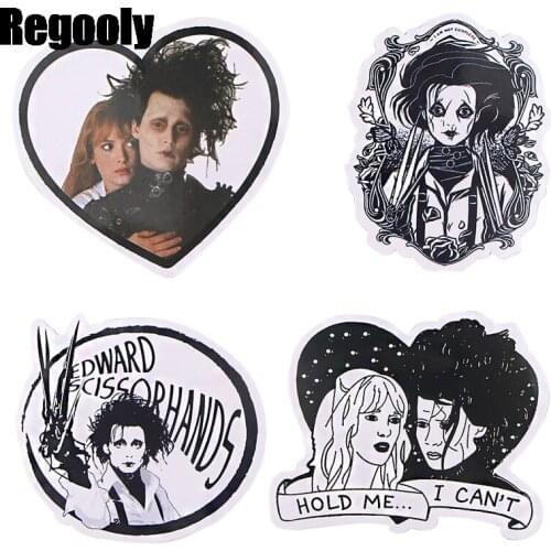 20pcs Tim Burton Horror characters Anime Children Scrapbooking Stickers Waterproof PVC Skateboard Guitar Suitcase Funny Kids Toy