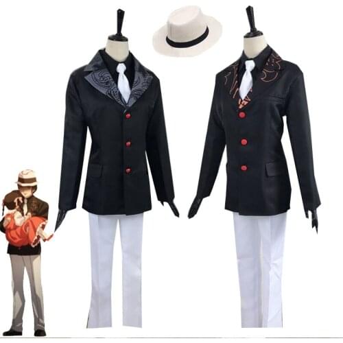 Anime Demon Slayer Kimetsu no Yaiba Cosplay Costume Kibutsuji Muzan Costume Adult Suits Fancy Halloween Christmas Uniforms