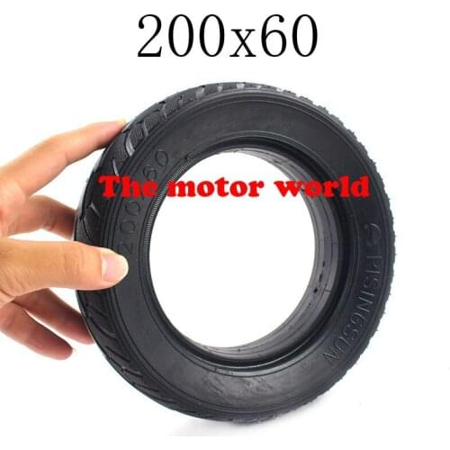 Free Shippinghot Sale 200X60 8 Inches Scooter Solid Tire Fits for Electric Scooter Car Vacuum Tire ,electric Balance Car Scoote