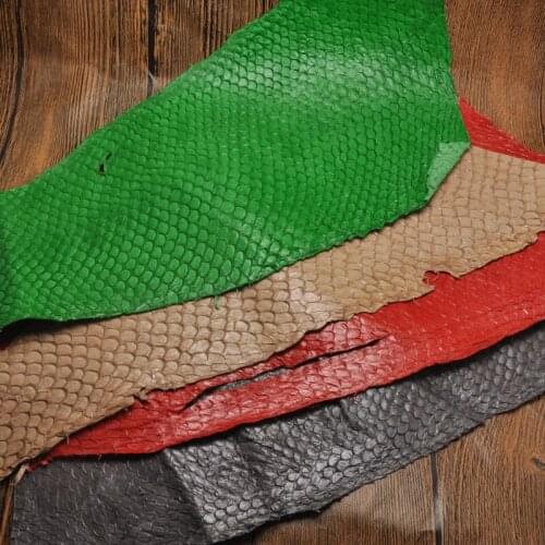 Big size Nile carp fish skin DIY special leather for wallet material mobile phone shell material fish skin leather