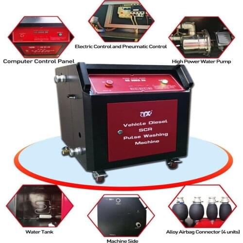 BST YX-01 Model SCR (Selective Catalytic Reduction) Push Washing Machine clean carbon deposit in the exhaust pipe of vehicle