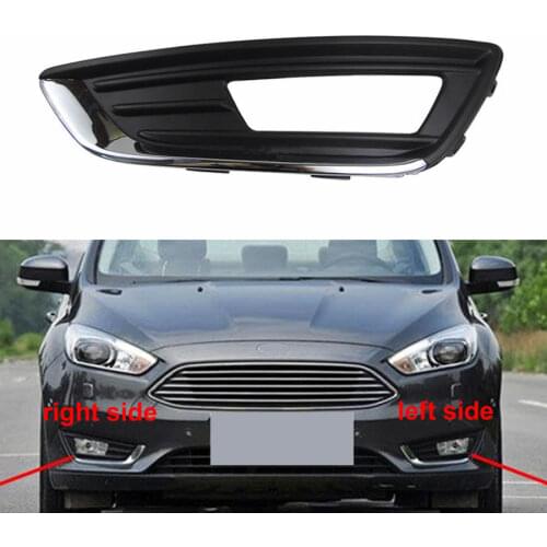 For Ford Focus 2015 2016 2017 Fog Light Cover Fog Lamp Shell Front Bumper Grille Driving Lamp Cover
