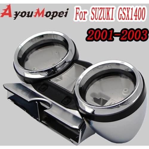For SUZUKI GSX1400 GSX 1400 2001-2007 2003 2004 Speed Meter Clock Instrument Case Gauges Odometer Tachometer Housing Box Cover