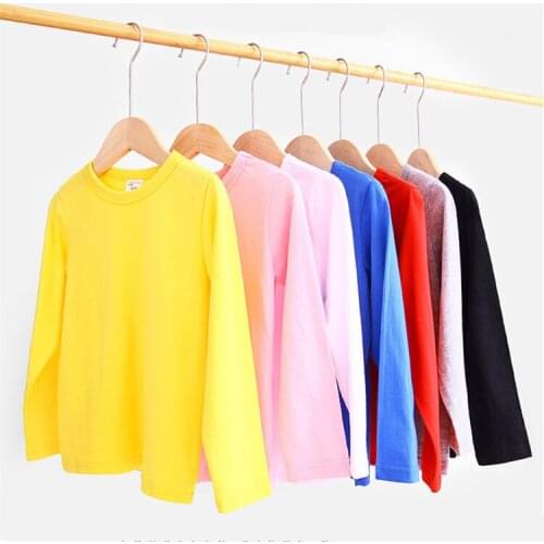 Novelty Long Sleeve Children T-Shirts Cotton Boys T Shirt Kids TShirt Autumn Kids Girls Tops Teenager 3-13Years Children Clothes
