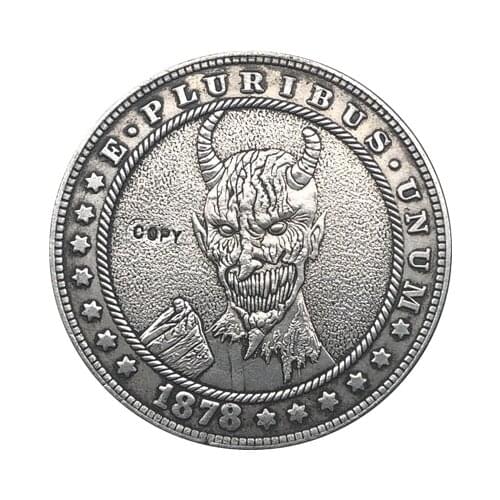 Hobo Nickel 1878-CC USA Morgan Dollar COIN COPY Type 136