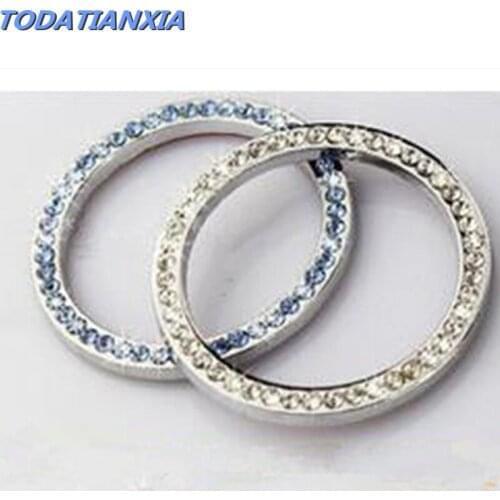 Car Ignition Switch Cover Accessories FOR audi a3 8v peugeot 508 2008 ford fiesta tiguan citroen c3 bmw x5 e70 e46 audi a4 b6