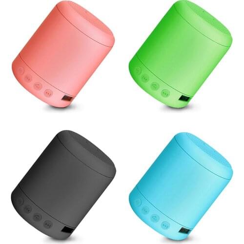 Mini Bluetooth FM Subwoofer Wireless USB Card Small Audio Speaker For Mobile Computer Notebook Portable