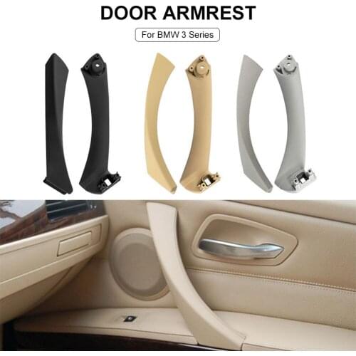 Upgraded Car Inner Handle Interior Door Panel Pull Trim Cover left Right For Replacement BMW series E90 E91 316 318 320 325 328