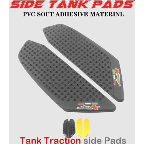 Motorcycle Anti slip Tank Pad Sticker Pad Side Gas Knee Grip Protector For for Aprilia RSV4 RSV-4 RSV4 1000 2010-2017