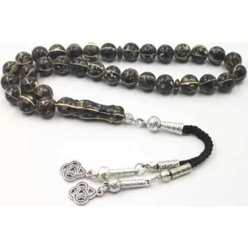 Tasbih Black shell male Muslim high-grade Rosary Ramadan Muslim prayer beads 33 tespih islam Mans jewelry bracelet