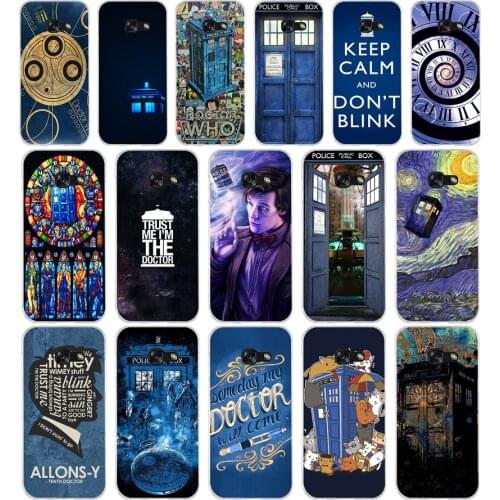 121SD tardis doctor who Soft Silicone Tpu Cover phone Case for Samsung a3 2016 a5 2017 a6 plus a7 a8 a9 star lite s 6 7 8 9