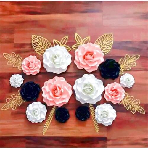 Six piece Rose Set Metal Cutting Dies for DIY Scrapbooking Album Paper Cards Decorative Crafts Embossing Die Cuts