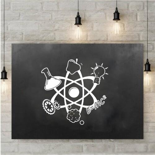 Science and Technology Wall Stickers Art Living Room Nursery Office Vinyl Home Decoration Removable Decals For School CX729