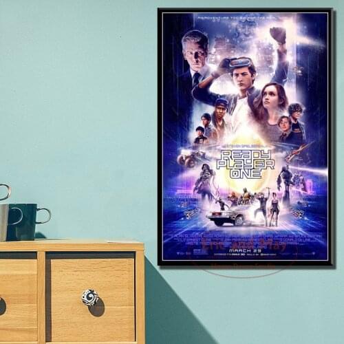 Hot Movie Back To The Future Ready Player One Spielberg Posters And Prints Wall Art Picture Abstract Decorative Home Decor