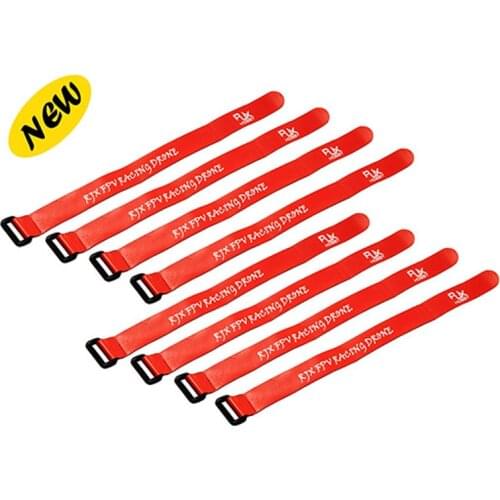 8Pcs/Lot 300mm Battery Straps Orange Non-Slip Silicone For DIY RC Drone Helicopter Quadcopter Parts And Accessories
