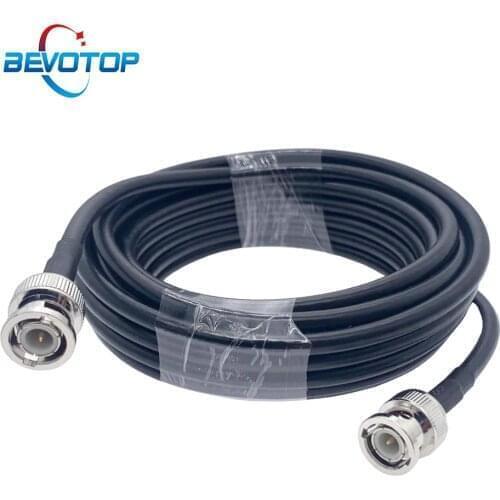 RF Coaxial BNC Male to BNC Male Plug RG316 / RG174 / RG58 Cable 50 Ohm Crimp Connector Dual BNC Male Plug Wire 0.5M 1M 2M 5M 10M