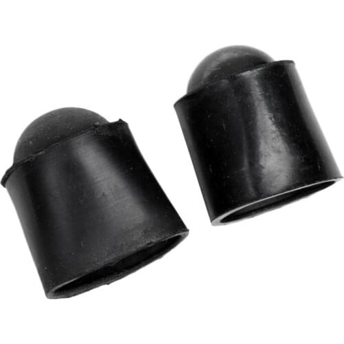 Prettyia 2Pcs Silicone Protective Cover End Cap for Billiards Pool Cue Stick