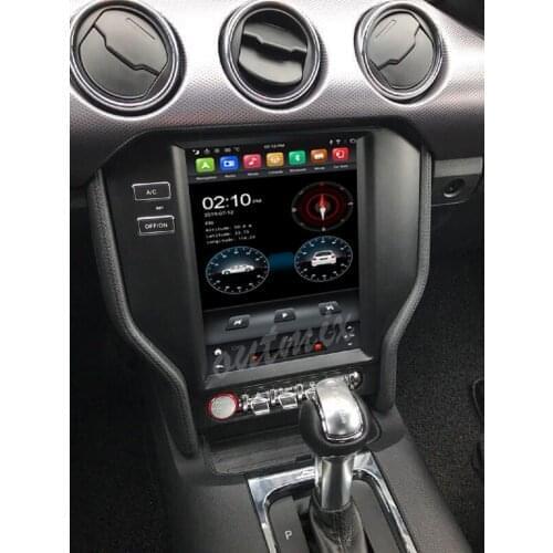 Car Radio Multimedia For Ford Mustang 2014-2018 Tesla Android 9.0 System GPS Navigation Stereo Player Head Unit Wireless Carplay