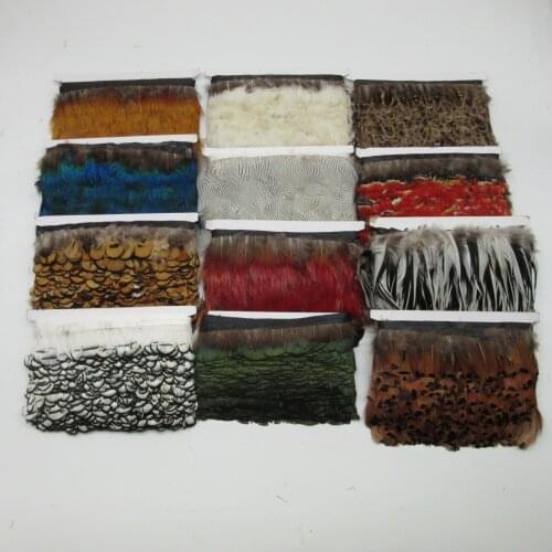 The New 10 Yard/lot pheasant feathers Trim Fringe for diy Craft Accessories Wedding Clothing DIY plumas