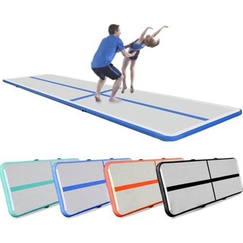 Free Shipping 7x1x0.2m Blue Inflatable Gymnastics Airtrack Floor Tumbling Air Track For Kids Free One Pump