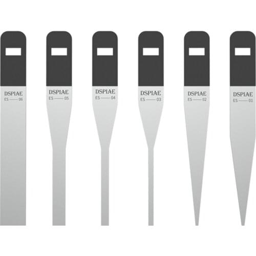 DSPIAE ES-R ES-S Etching Sheet Sanding Bored Tabletop Set Hand Tool Gray Stainless Steel 2021 New
