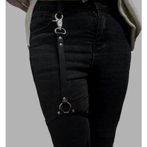 Erotic Leather Garter Belt Stockings Belts for Women Body Sexy Underwear Gothic Harajuku Goth Bodys Suspenders Woman Bra Erotics