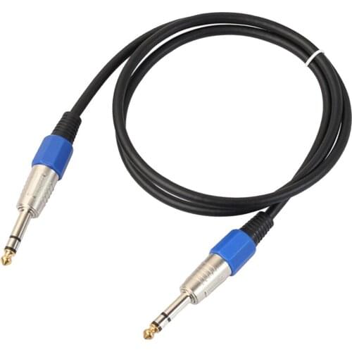 Instrument Guitar Cable Amp Cord 1/4inch For Electric Guitar Bass Parts 1m
