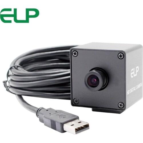 ELP 8mp 3264X2448 HD high resolution Mini USB Camera High Speed CCTV Webcam with metal box for Android Linux Windows7.8.10