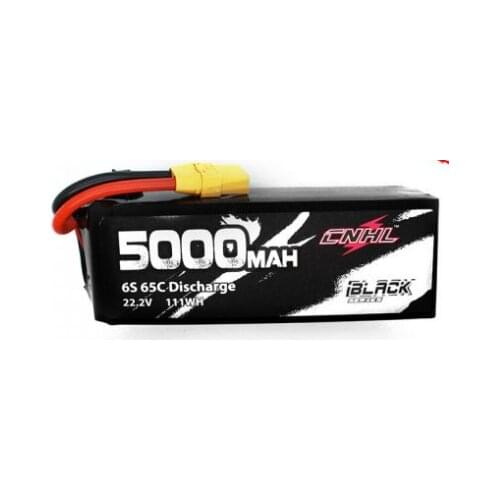 CNHL BLACK SERIES 5000MAH 22.2V 6S 65C LIPO BATTERY
