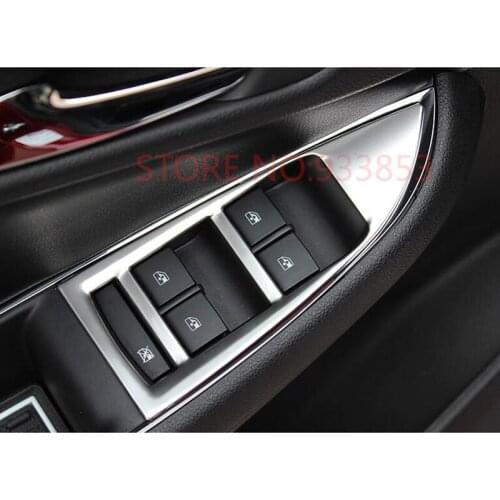 Stainless Steel matte interior mouldings armrests door bowl cover trim door panels parts For LHD Cruze 2017 2018