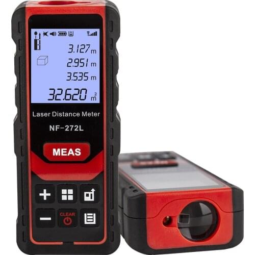 NOYAFA NF-272L 60M 80M 100M Multifunction Laser Distance Meter Rangefinder Laser Tape Range Finder Build Measure Instrument