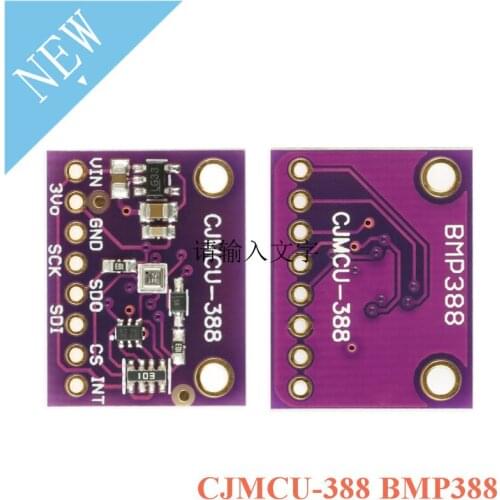 BMP388 Atmospheric Pressure Sensor Module Digital Temperature For Arduino Electronic DIY Board IIC I2C SPI 24Bit CJMCU-388