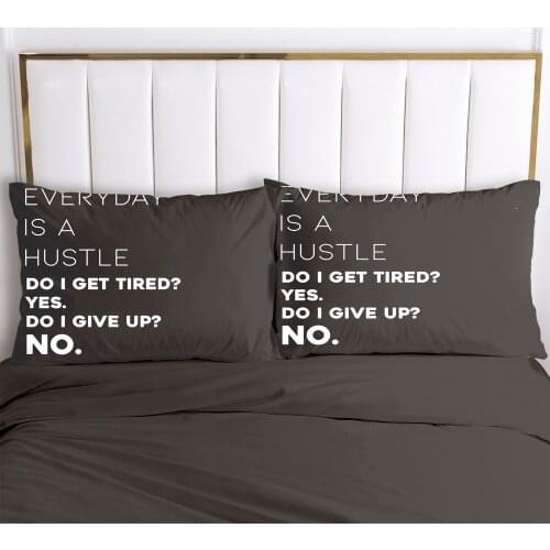 2PCS 3D Pillow Cases 50x75 70x70 Nordic Decoration Throw Pillow Cover Bedding Black PillowCase Customize any size design