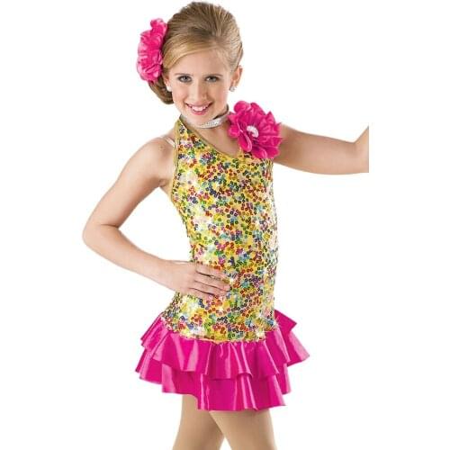 New Girl Ballet Dance Dress Kids Dancing Costume Children Stage Proformance Dancing Competition Suit Ballet Clothes B-2392