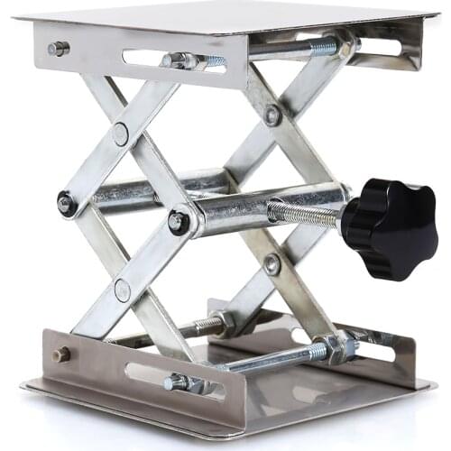 100X100mm Lab-Lift Lifting Platforms Stand Rack Scissor Stainless steel