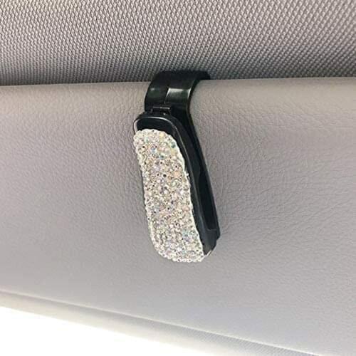 Portable Car Sun Visor Glasses Holders With Map Clip Sun Visor Hook Clip Inner Sun Visor Hook Clip Bracket Fixing Clip