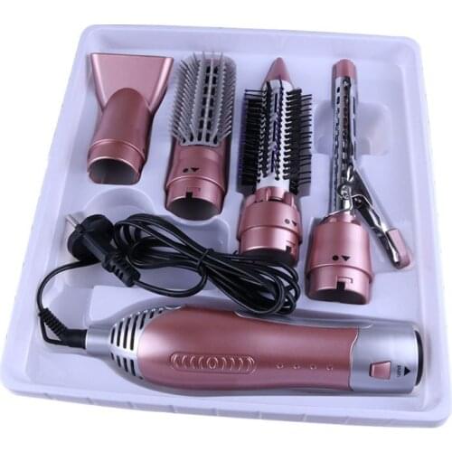 193F 4 in 1 Multifunction Hair Dryer Curler Straightener Comb Brush Styling Tools