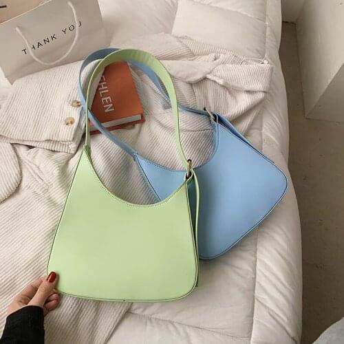 Luxury womens bag 2021 spring new woven hand-held small square bag buckle personality single shoulder diagonal bag