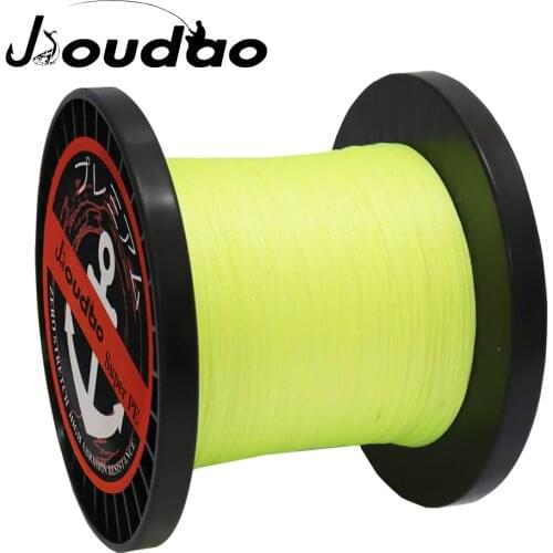 Jioudao Fishing Line 10LB-100LB 1500M Multifilament Fishing Line 4Strands Braided Wire for Carp Fishing 8 Colors for Choose