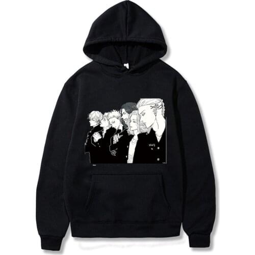 Tokyo Rengers Cute Anime Printed Hoodie Woman 2021 HIPPOP Harajuku Casual Hoodies Fashion Lace-up Women Hoody