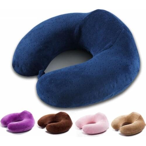 U-shaped pillow neck protection pillow portable Travel Neck Pillow memory cotton U-shaped pillow neck aircraft headrest
