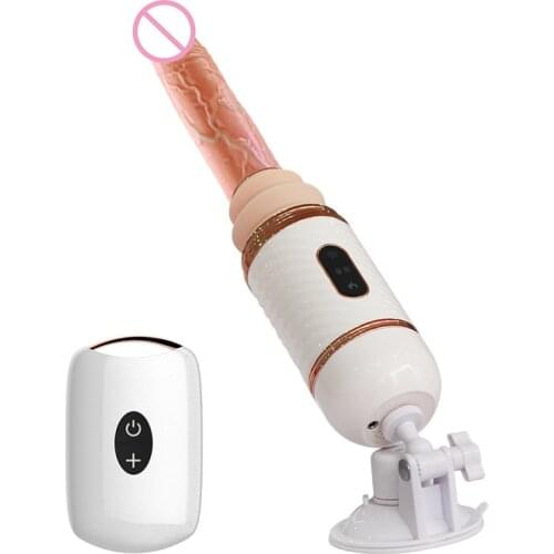 Remote Control Dildo Realistic Heating Automatic Telescopic Sex Machine Big Dildo Vibrators Female Masturbation Adult Products F