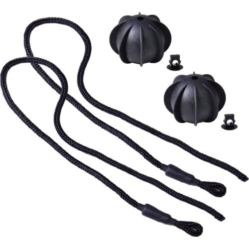 1set Black Rear Parcel Shelf String Holding Strap Cord For V-W Golf 1K6863447A