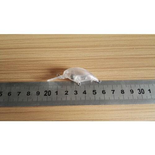 1pcs Unpainted Crankbait Fishing Blank Lure Body 2 1/8 Inch 1/8 OZ Blank lures JS#96